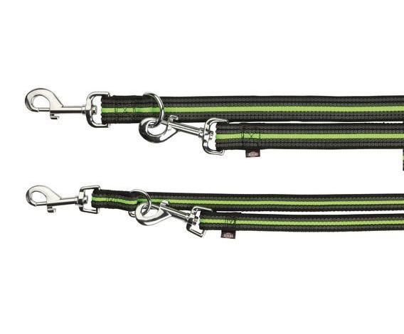 Fusion Strap Leash Extension L-xl 2 M 25mm Black-green Trixie Nylon Leash... 