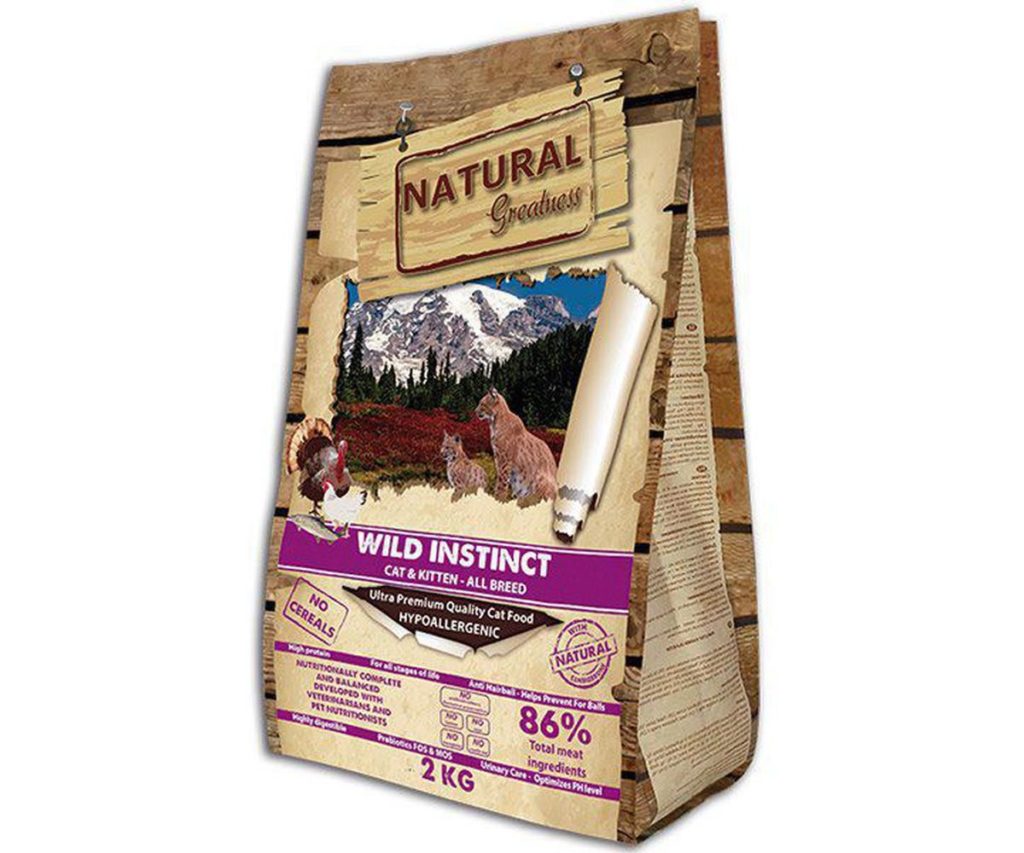 Natural Greatness Wild Instinct Cat Recipe / Chicken Turkey / 600g