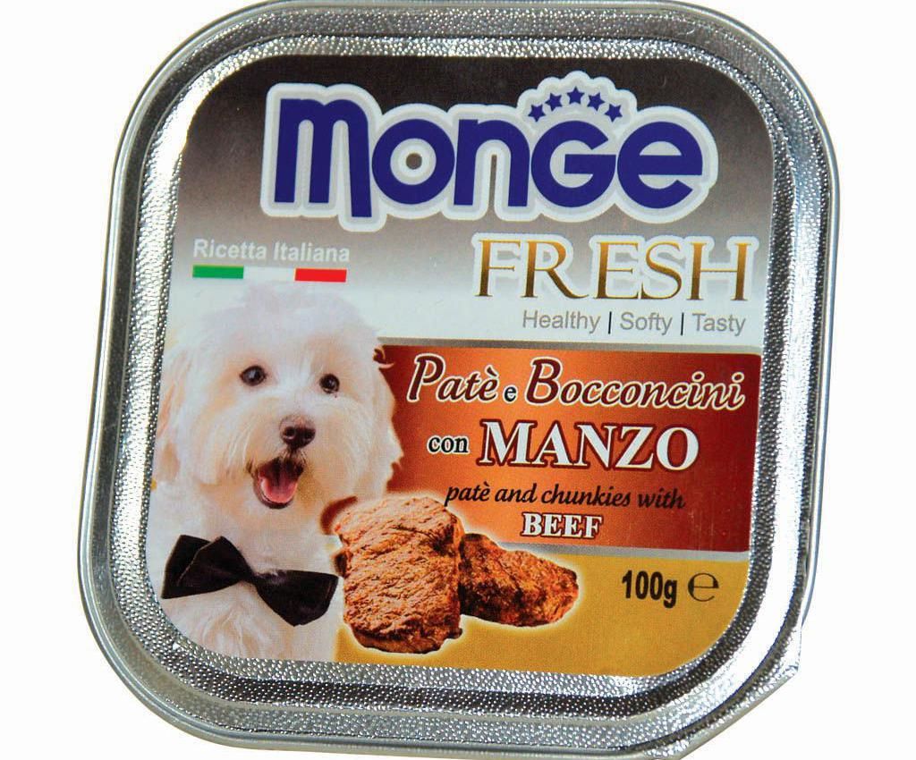 monge fresh dog food