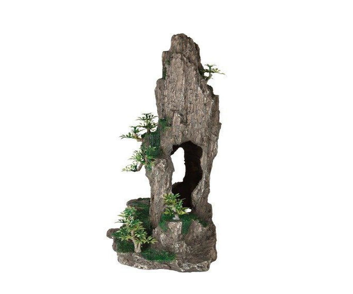 Cave Decoration With Plants 37cm Decorative Items Aquarium Decoration   F0e1628105954cd39f112893767bc4fd 