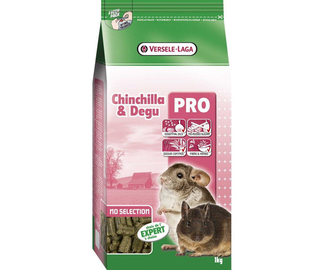 Versele-Laga Crispy pellets Pellets for chinchillas and degus 1 kg